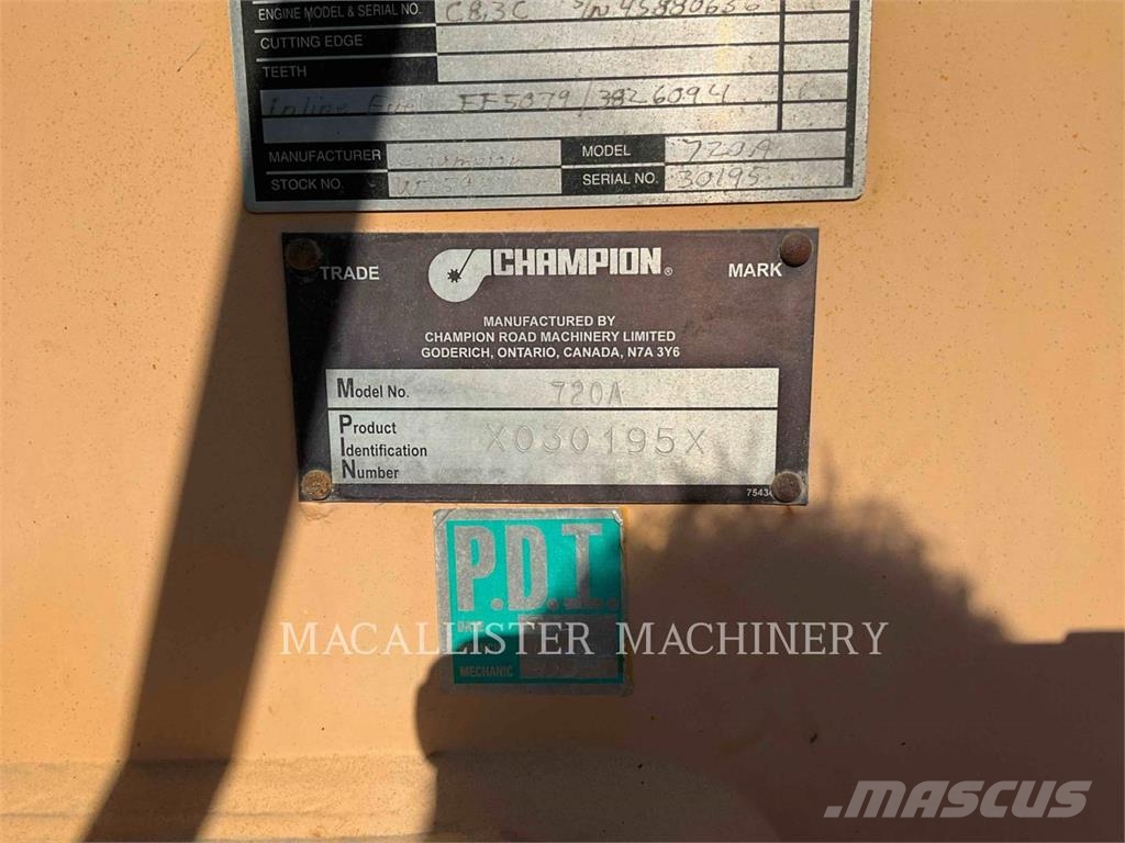 Champion 720A Grejdery