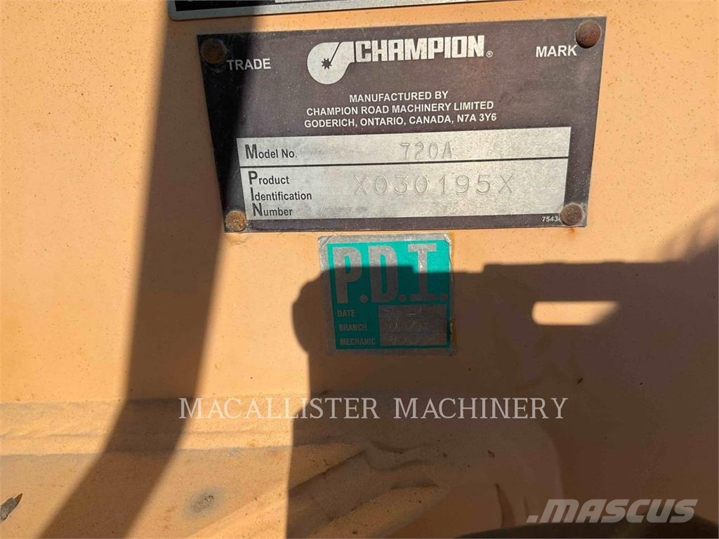 Champion 720A Grejdery