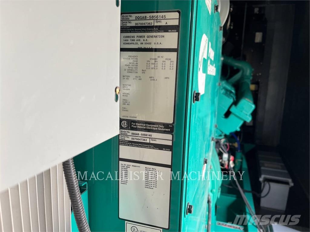 Cummins DQGAB Diesel Generators