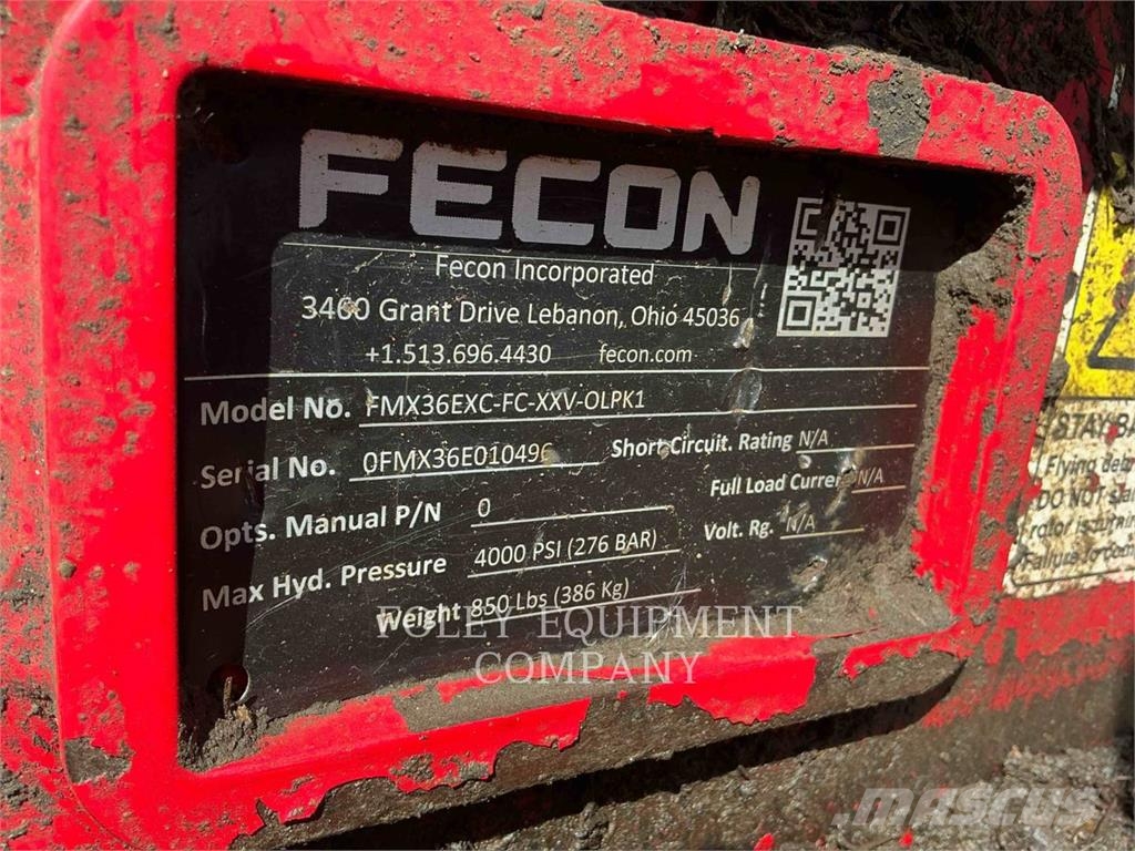 Fecon FMX36 林業覆蓋機