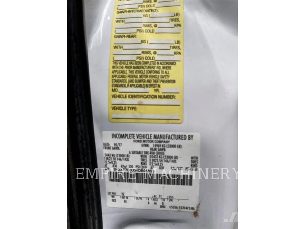 Ford / New Holland SERVICETRK محركات