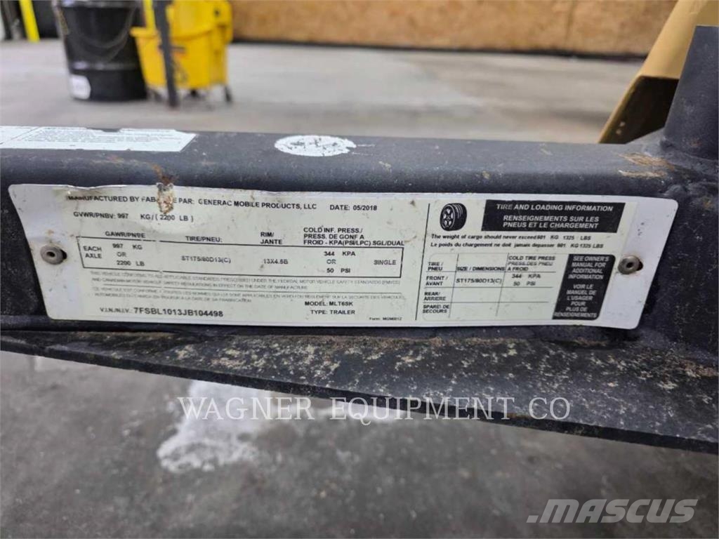 Generac MLT6SC Light towers
