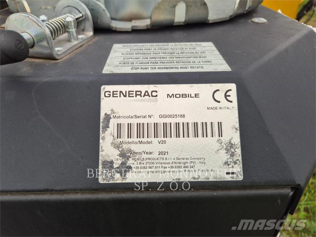 Generac V20 Осветительные установки
