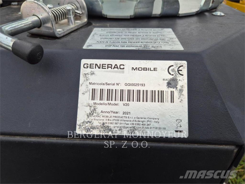 Generac V20 أبراج خفيفة
