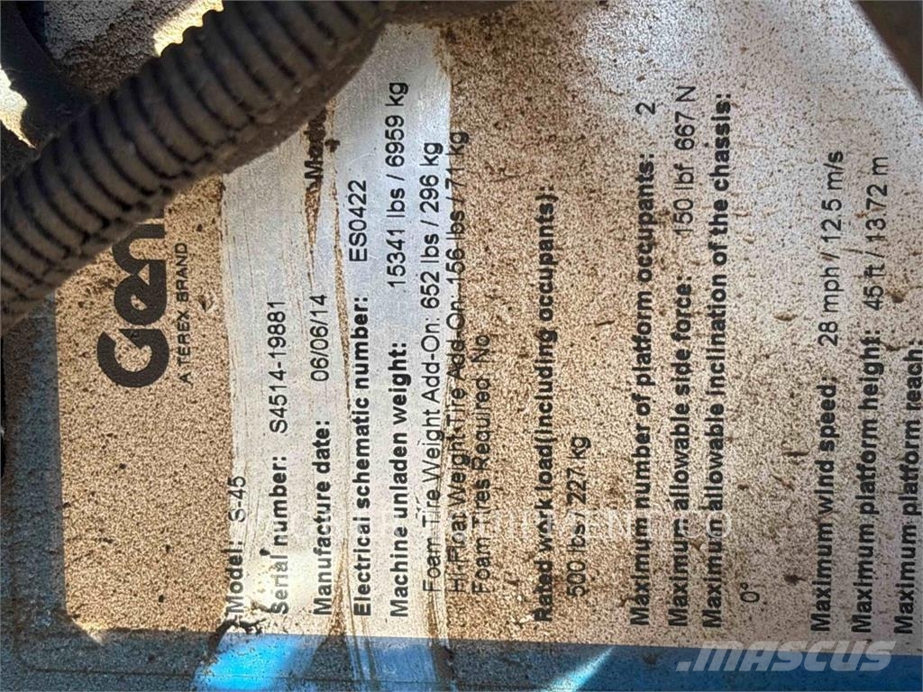 Genie S45RT Strēles pacēlāji