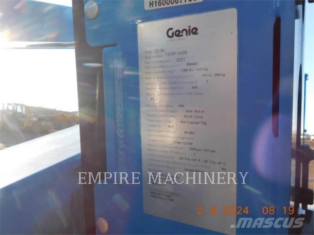 Genie TZ-34 DC Zglobne dvižne ploščadi
