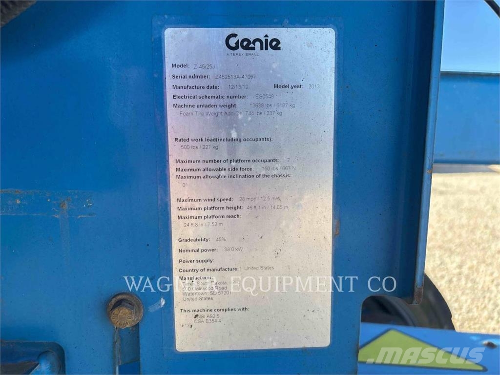 Genie Z4525J Коленчатые подъемники