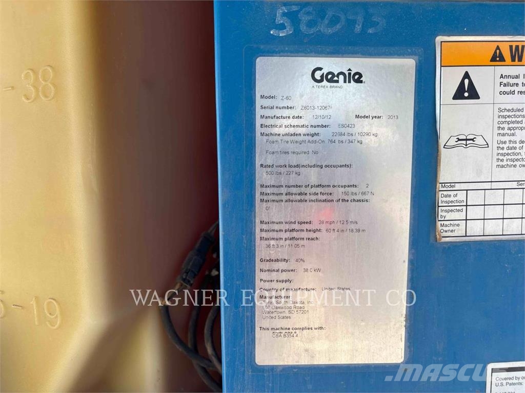 Genie Z6034RT Коленчатые подъемники