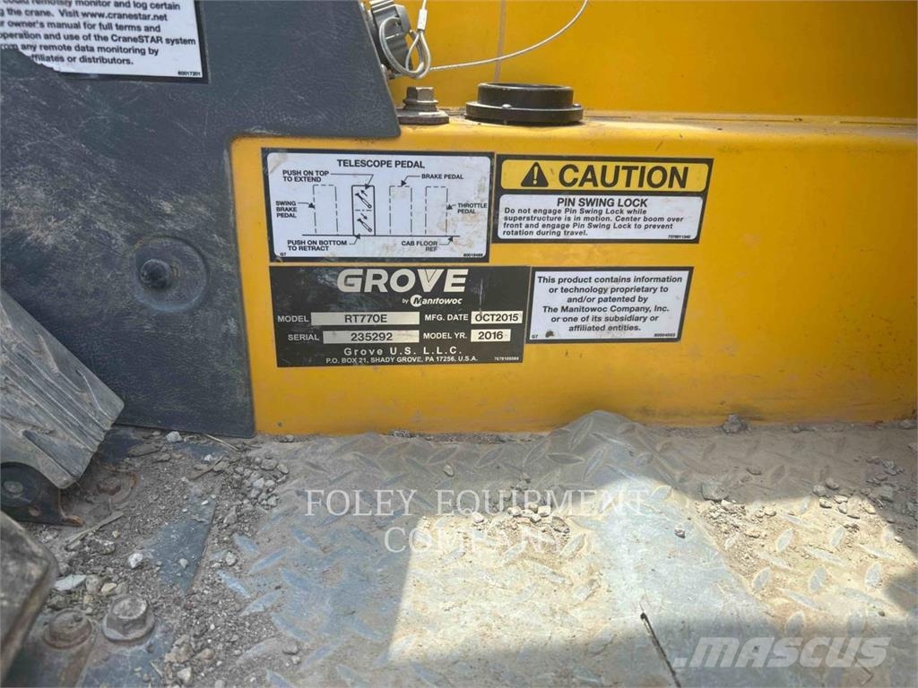 Grove CRANE RT770E Mobiilinosturit