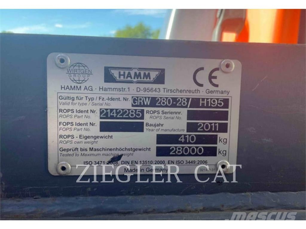 Hamm GRW280-30 Gummiradwalzen