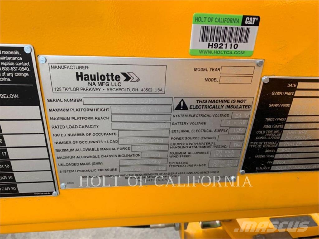Haulotte BOOM Z45 T Articulated boom lifts