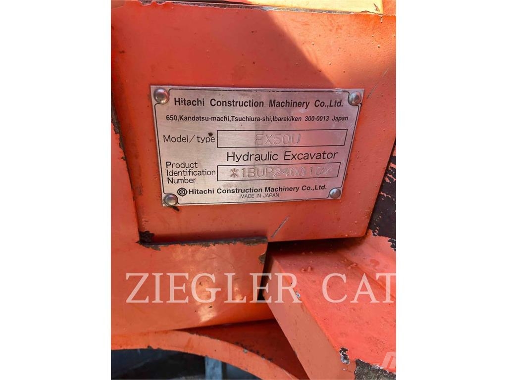 Hitachi EX50U Excavadoras sobre orugas