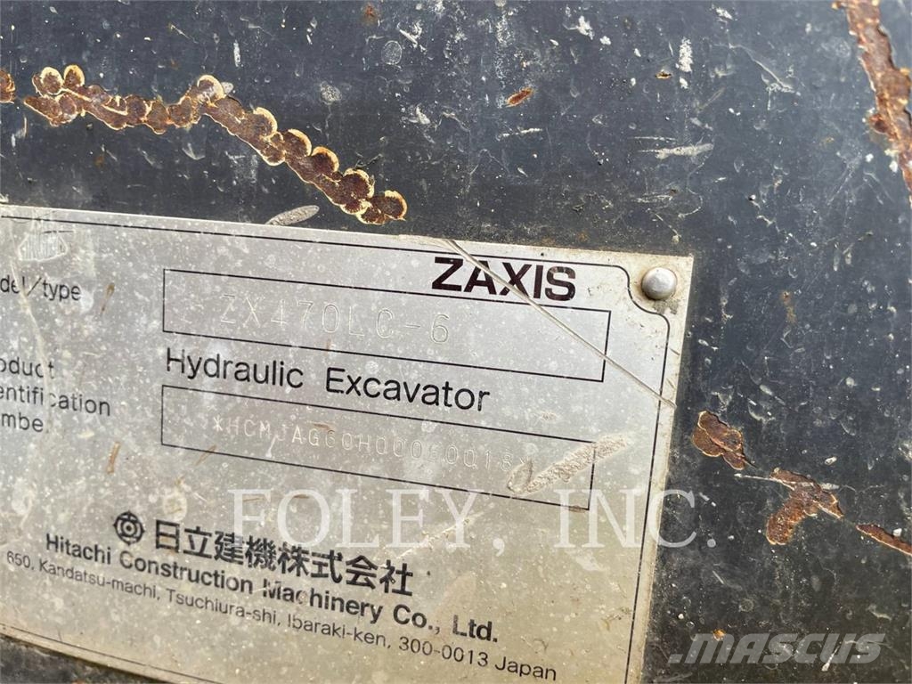 Hitachi ZX470 LC-6 حفارات زحافة