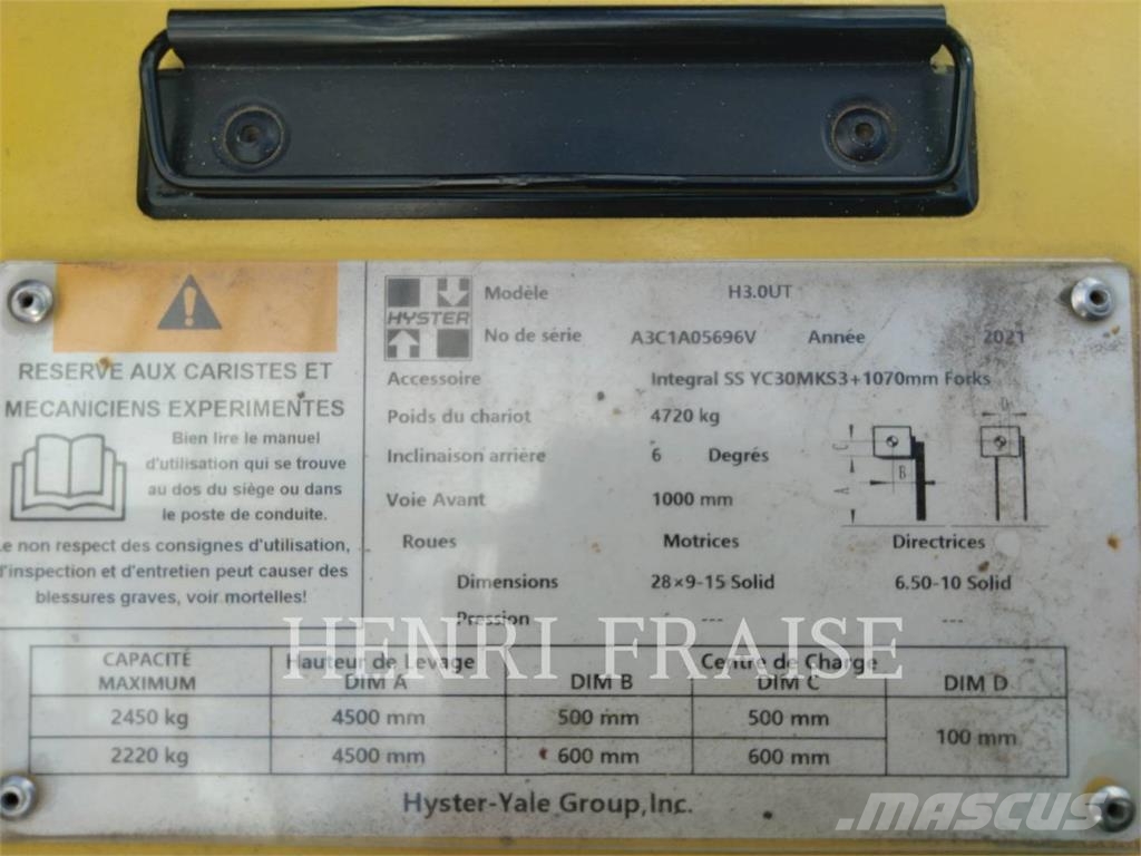 Hyster H3.OUT GPL Περονοφόρα ανυψωτικά κλαρκ - άλλα