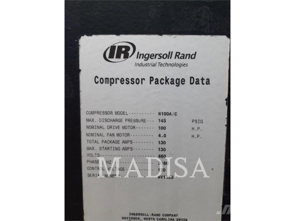Ingersoll Rand IRN100H2DA Sušiče stlačeného vzduchu