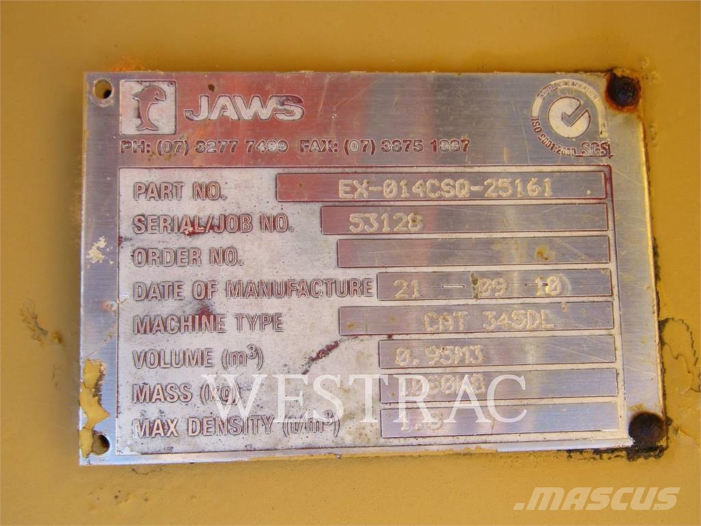  JAWS 345DL 挖斗