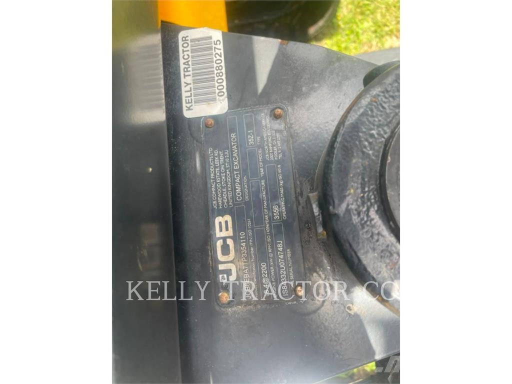 JCB 35Z1 Pásové rýpadlá