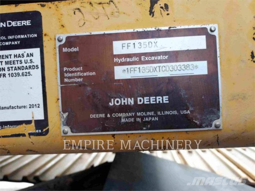John Deere 135D Bagri goseničarji