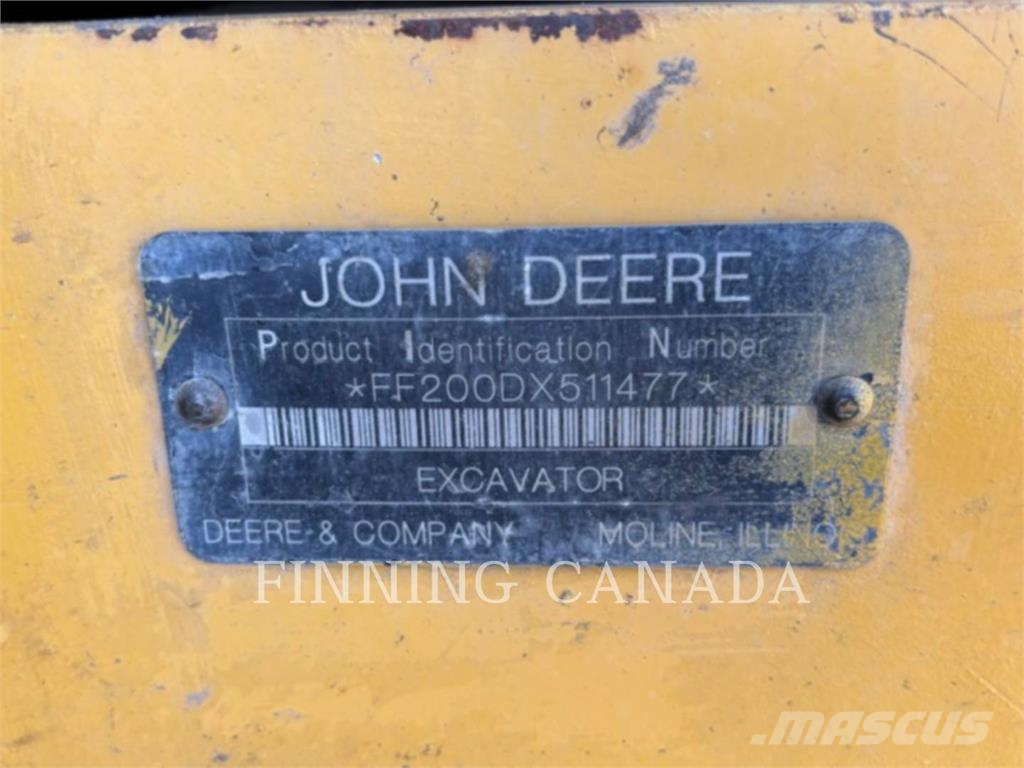 John Deere 200D Crawler excavators