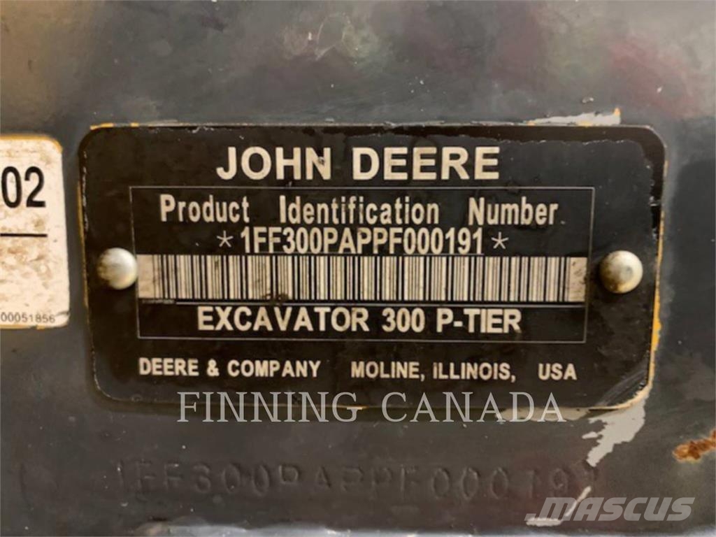 John Deere 300P حفارات زحافة