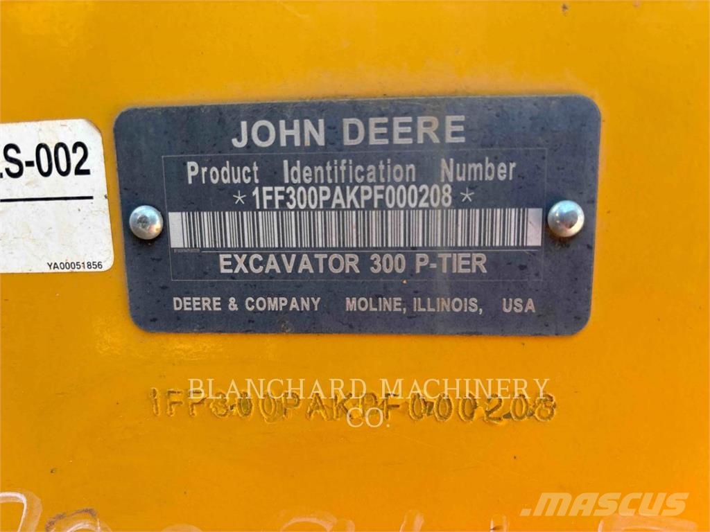 John Deere 300P 履帶式 挖土機/掘鑿機/挖掘機