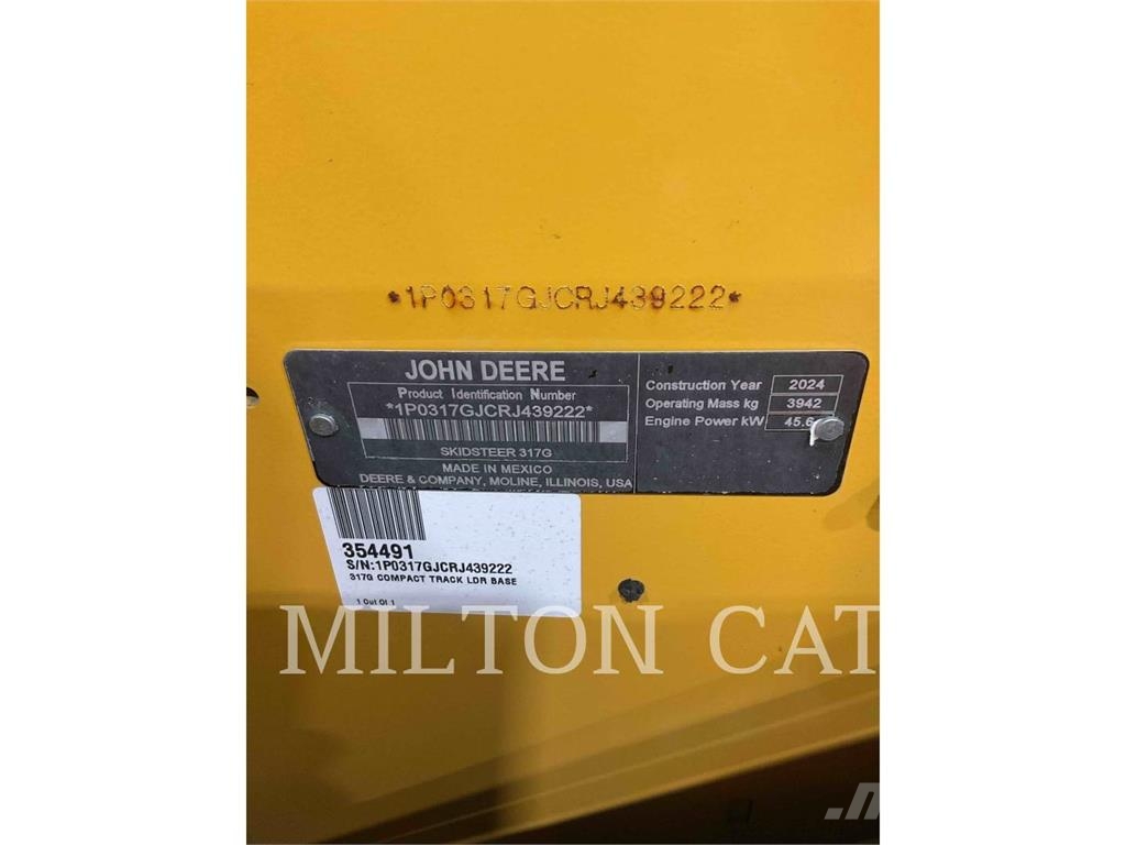 John Deere 317G 滑移轉向裝載機
