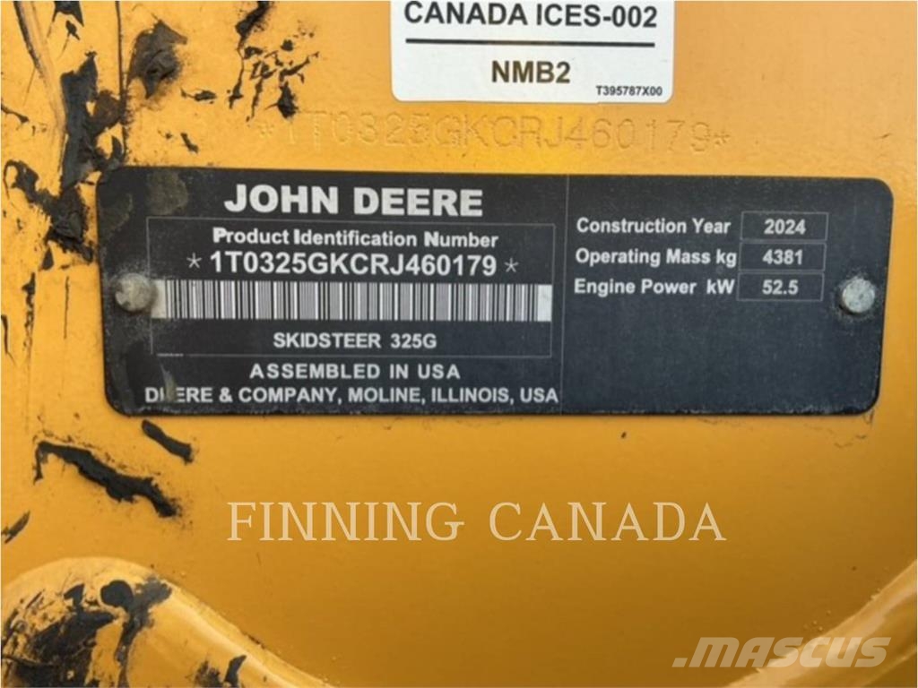 John Deere 325G Rupsladers