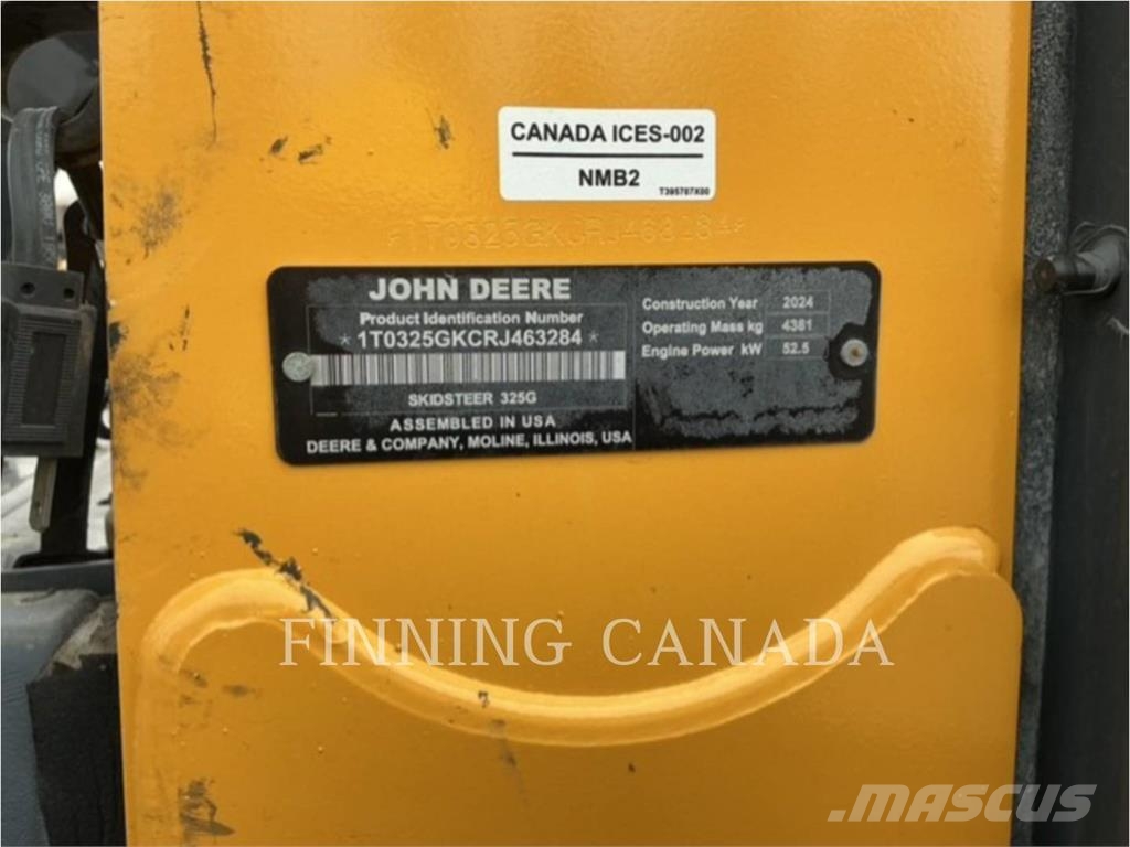 John Deere 325G Kāpurķēžu iekrāvēji