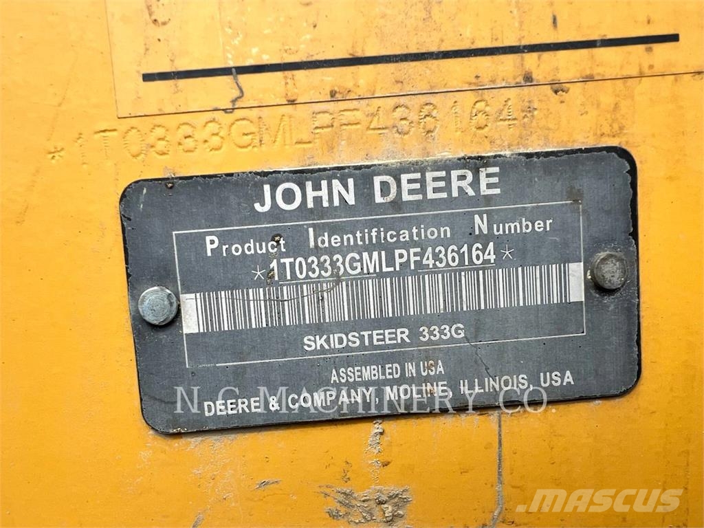 John Deere 333G Minilæsser - skridstyret