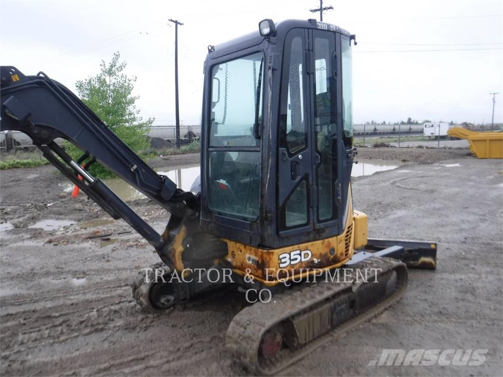 John Deere 35D Gravemaskiner på larvebånd