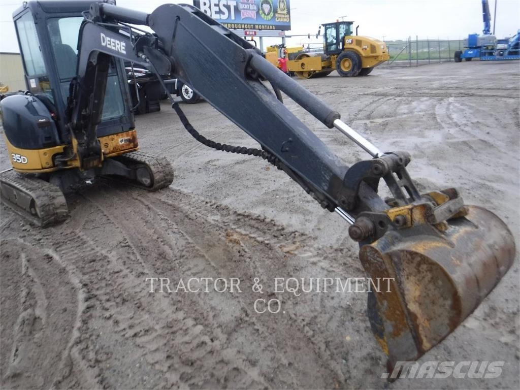 John Deere 35D Gravemaskiner på larvebånd