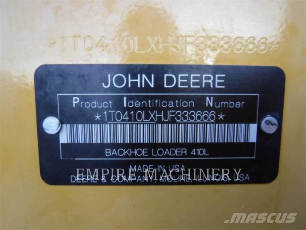 John Deere 410L Retroescavadoras
