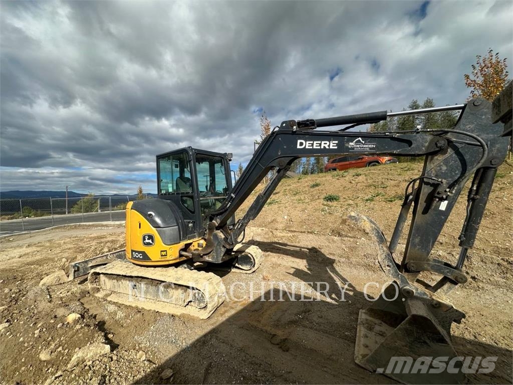 John Deere 50G Roomikekskavaatorid