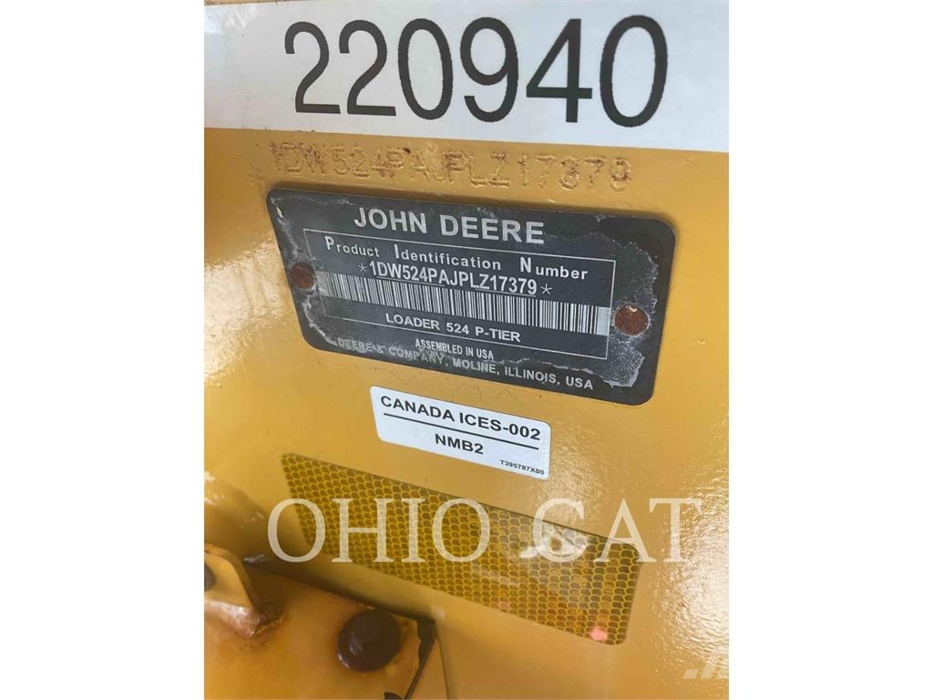 John Deere 524P Cargadoras sobre ruedas