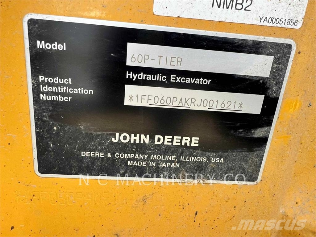 John Deere 60P Gravemaskiner på larvebånd