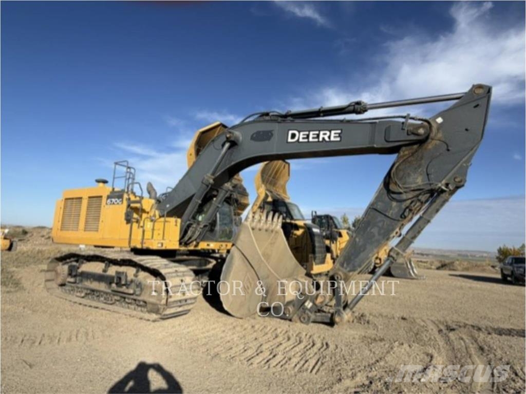 John Deere 670G Гусеничні екскаватори