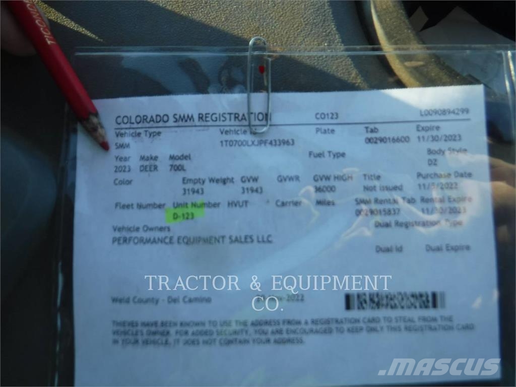 John Deere 700L Buldožeri guseničari