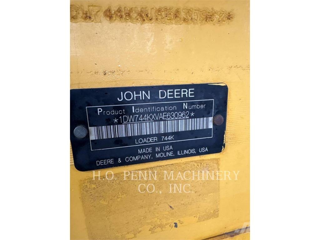 John Deere 744 Cargadoras sobre ruedas