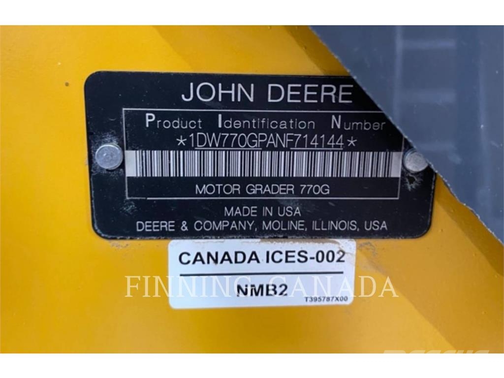 John Deere 770GP Grejdery