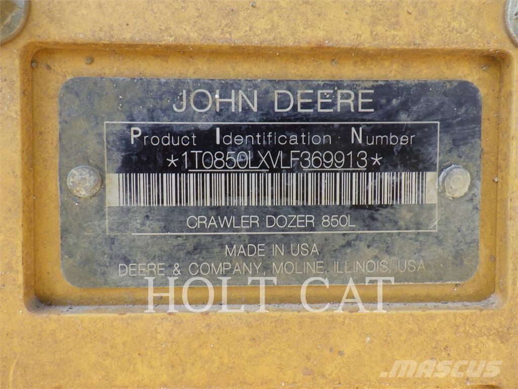 John Deere 850L WLT بلدوزرات مجنزرة