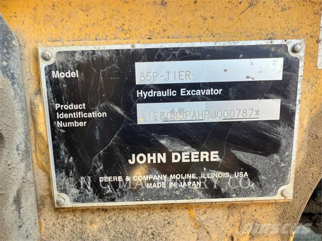 John Deere 85P Bagri goseničarji