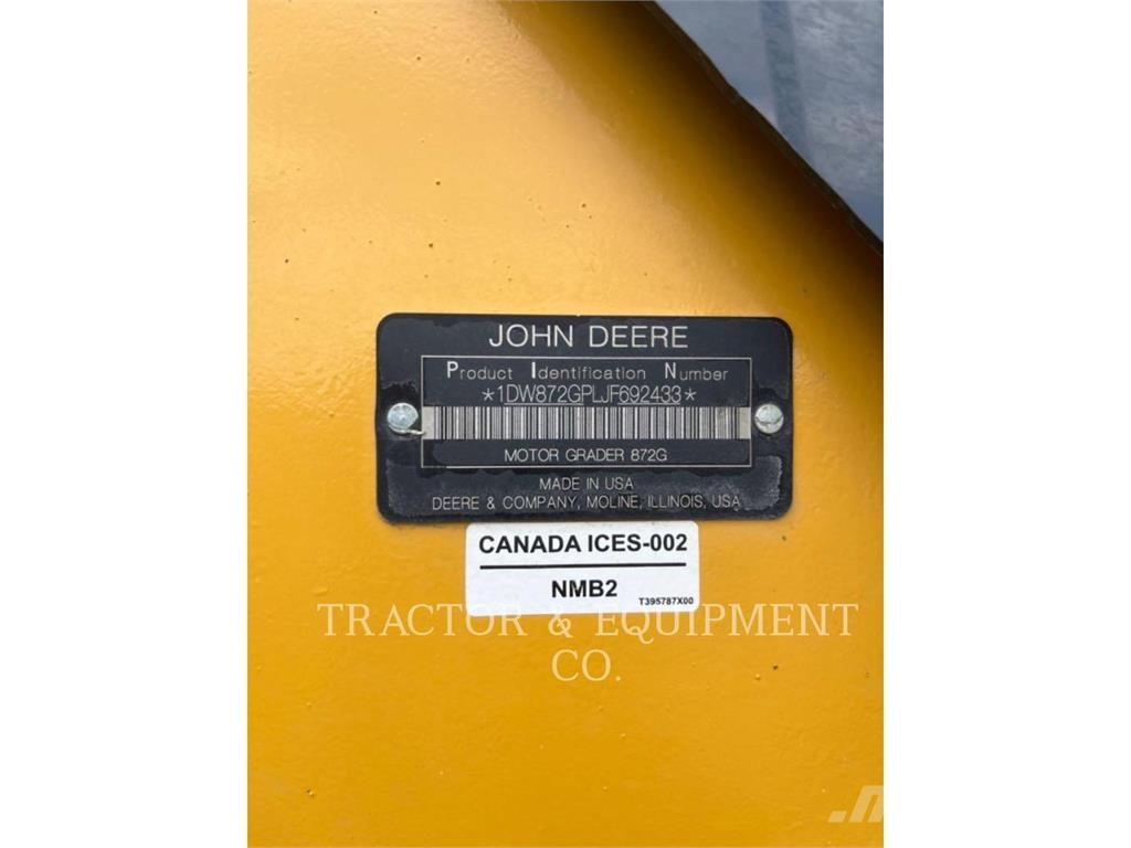 John Deere 872GP Greiderid