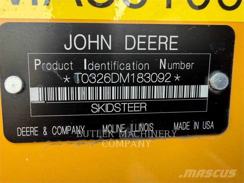 John Deere & CO. 326 Skid steer loaders