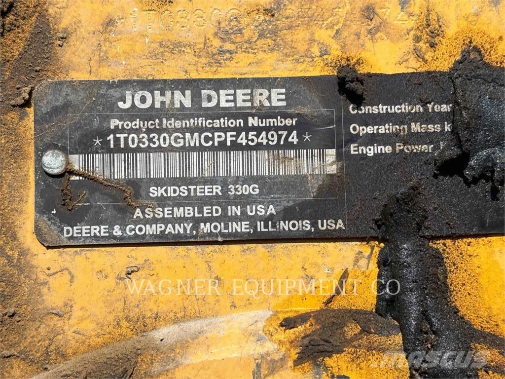 John Deere & CO. 330G لوادر انزلاقية التوجيه