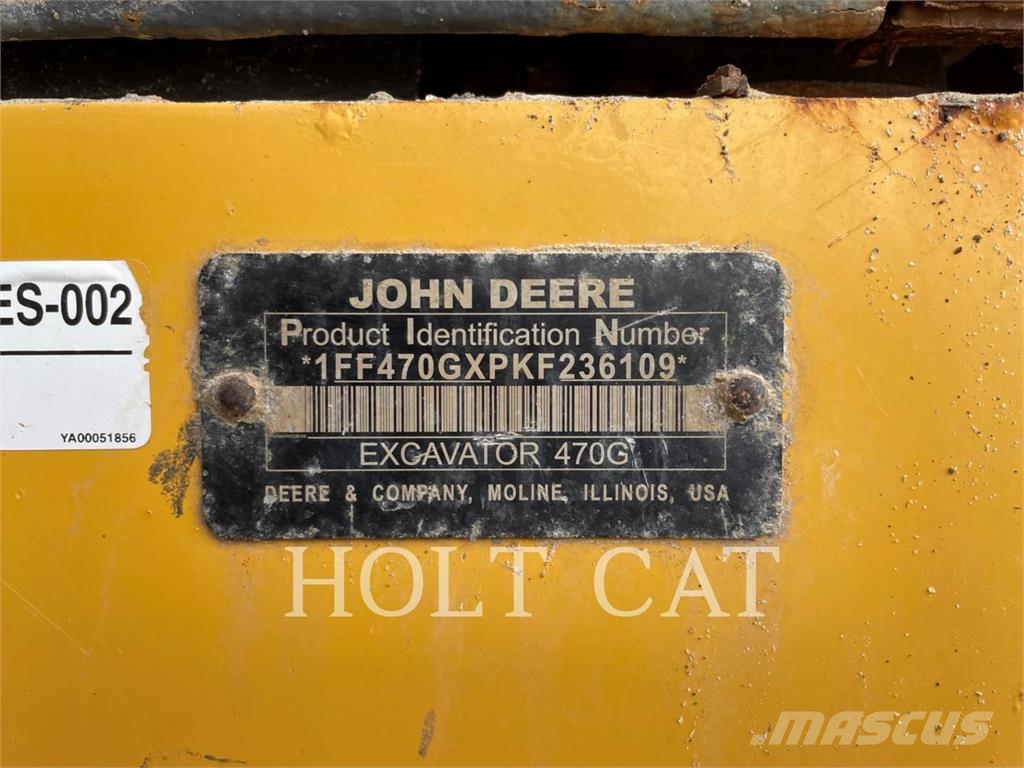 John Deere & CO. 470G Excavatoare pe șenile