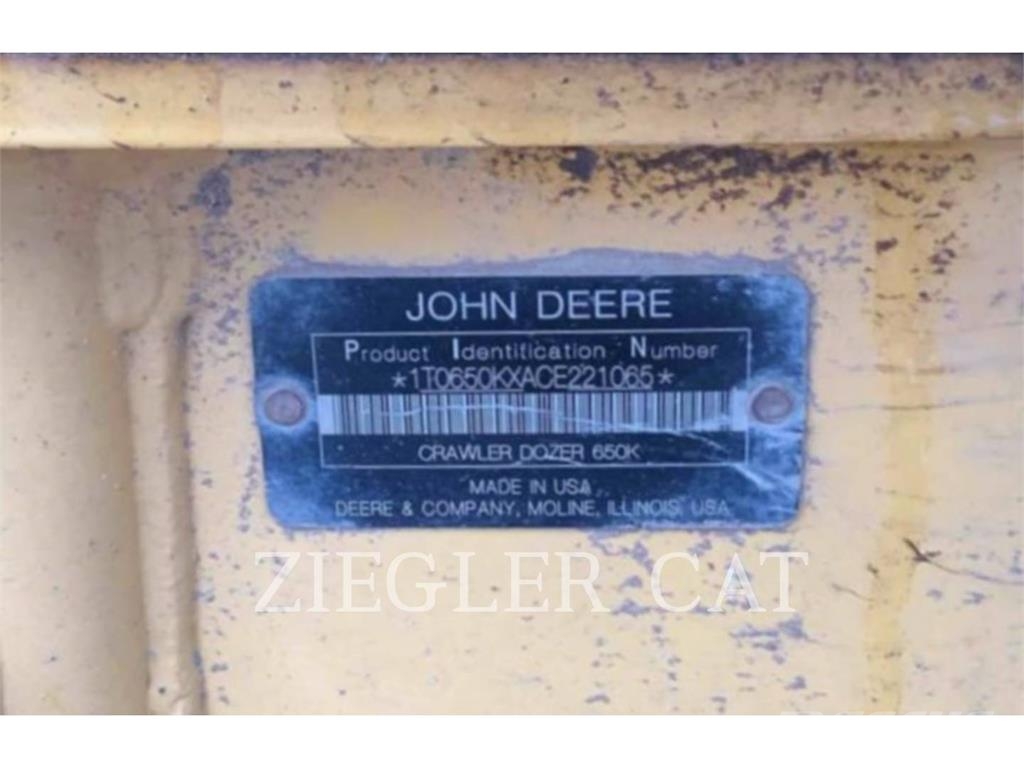 John Deere & CO. 650KLGP Buldozer sobre oruga