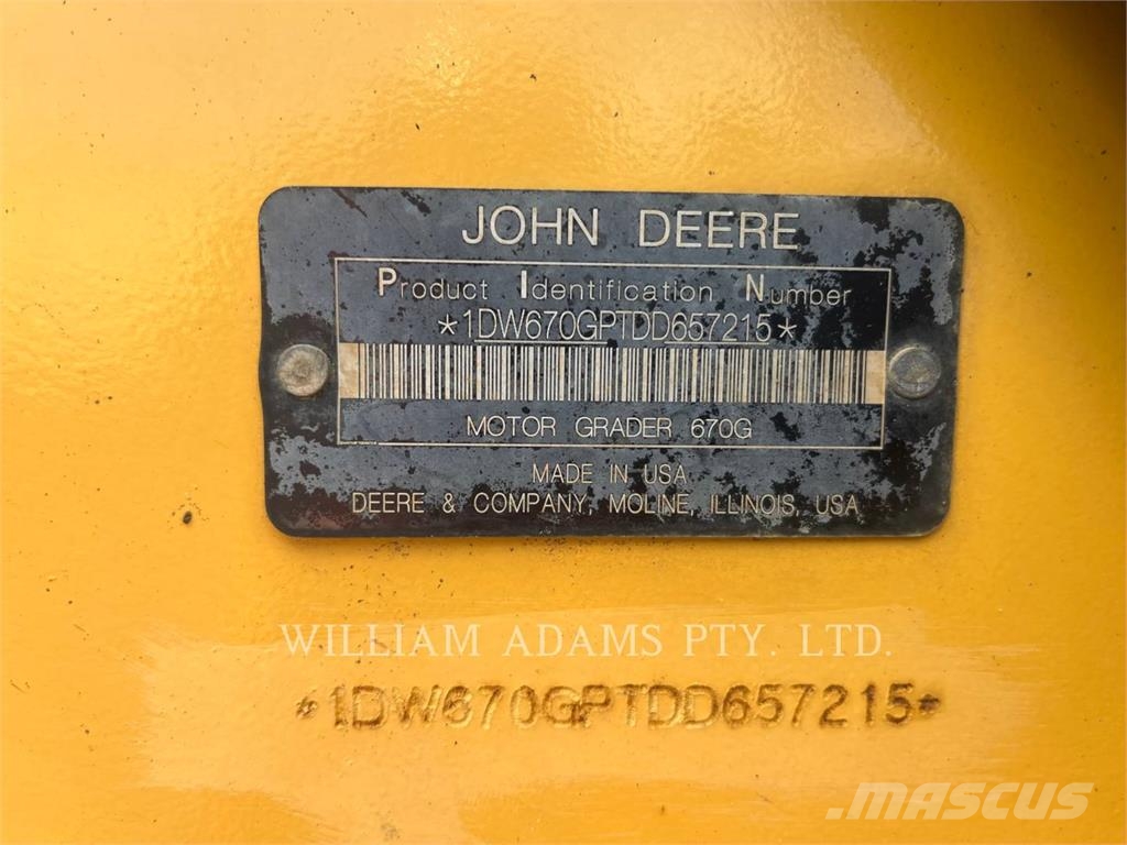 John Deere & CO. 670GP Graders