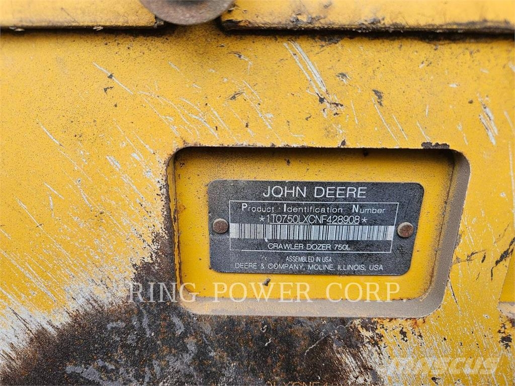 John Deere & CO. 750L Buldozer sobre oruga