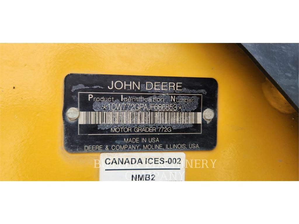 John Deere & CO. 772GP معدات تمهيد الطرق