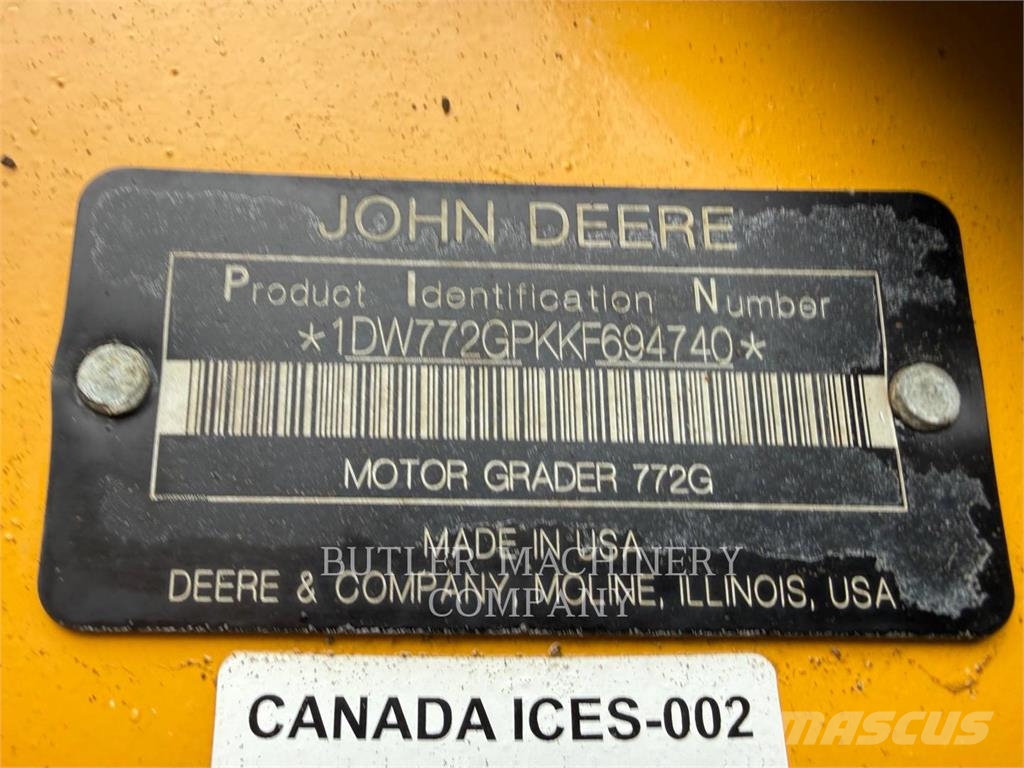 John Deere & CO. 772GP معدات تمهيد الطرق